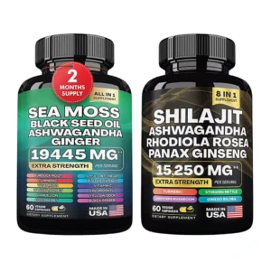 Sea Moss + Shilajit Ultimate Supplement Bundle (UG)